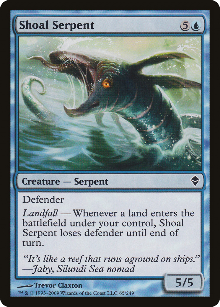Shoal Serpent (ZEN-065) - Zendikar Foil