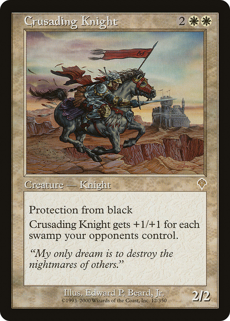 Chevalier croisé (INV-012) - Invasion Foil 