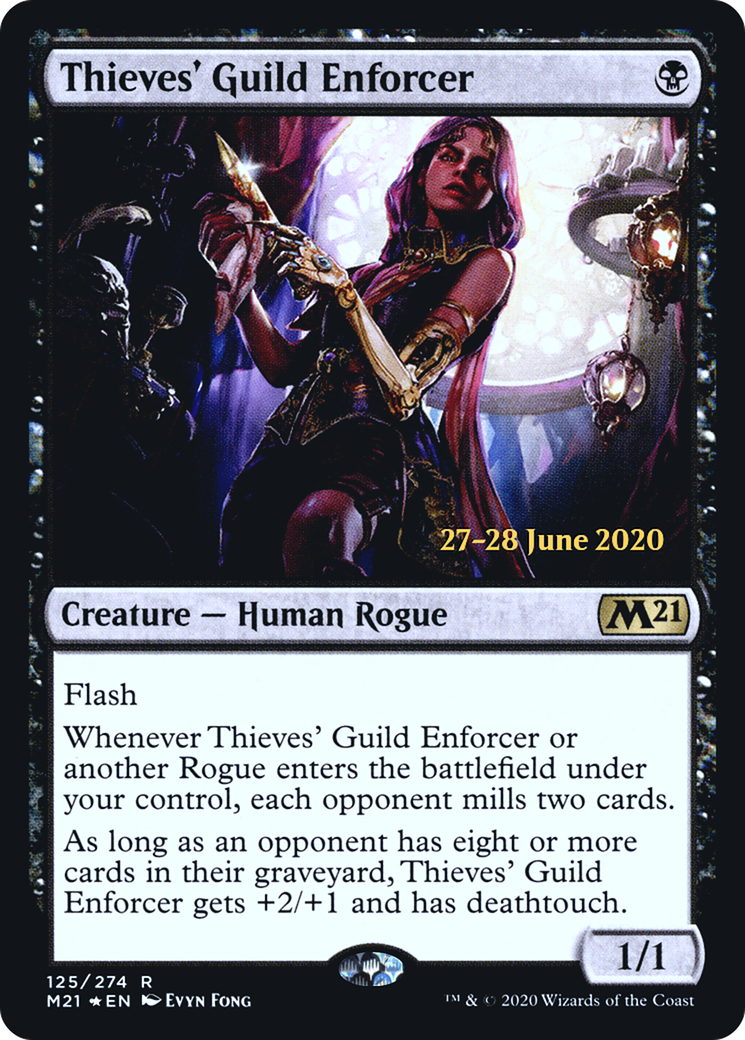 Thieves' Guild Enforcer (PRE-125S) - Core Set 2021 Promos Foil