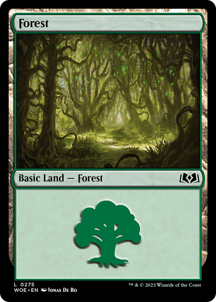 Forest (0275) (WOE-275) - Wilds of Eldraine Foil