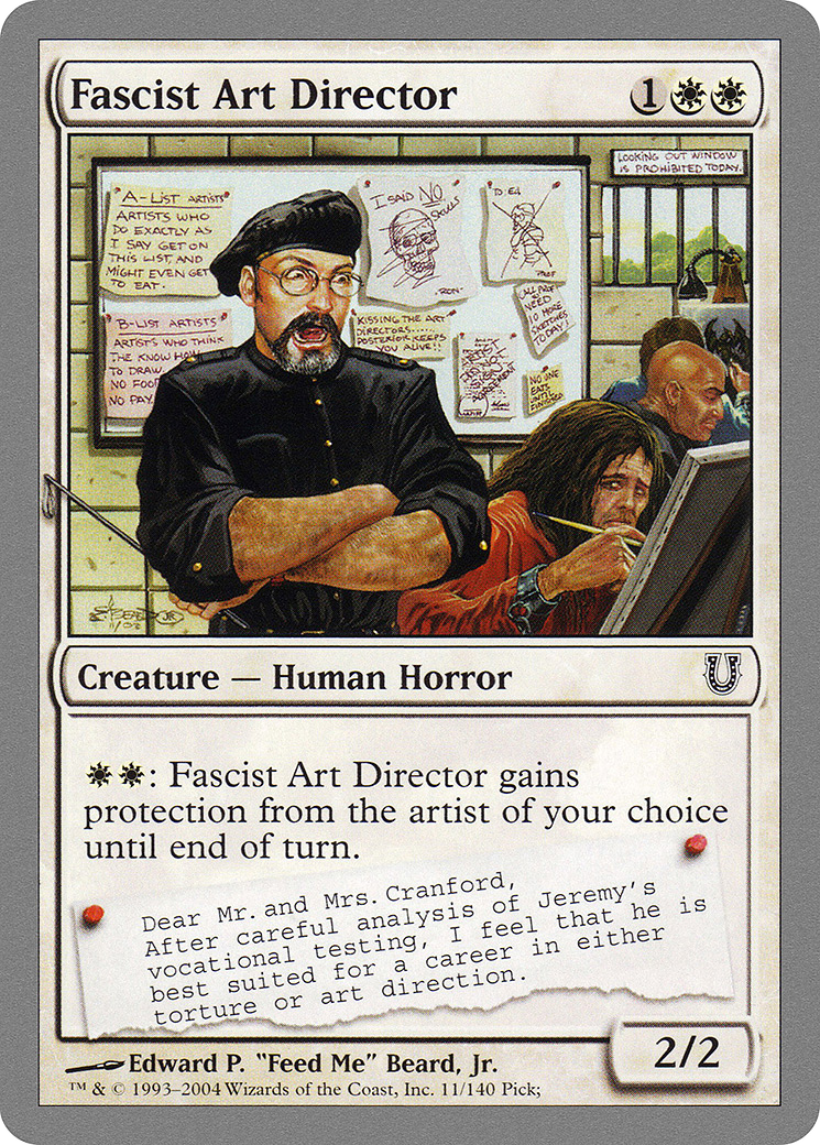 Directeur artistique fasciste (UNH-011) - Unhinged Foil 