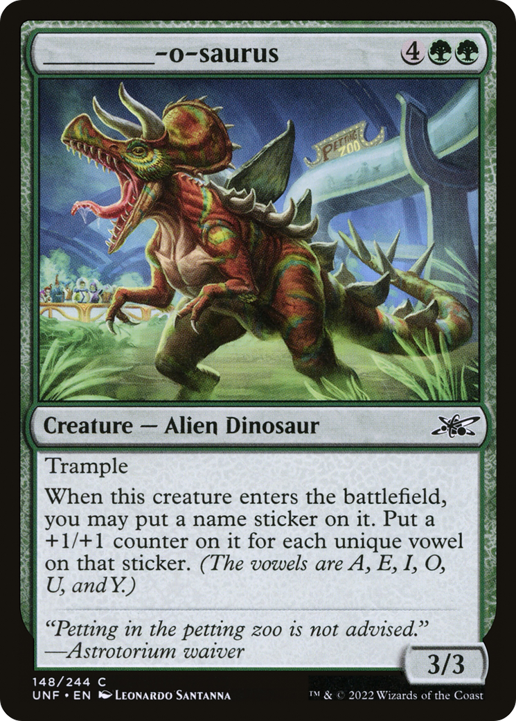 _____-o-saurus (UNF-148) - Infini
