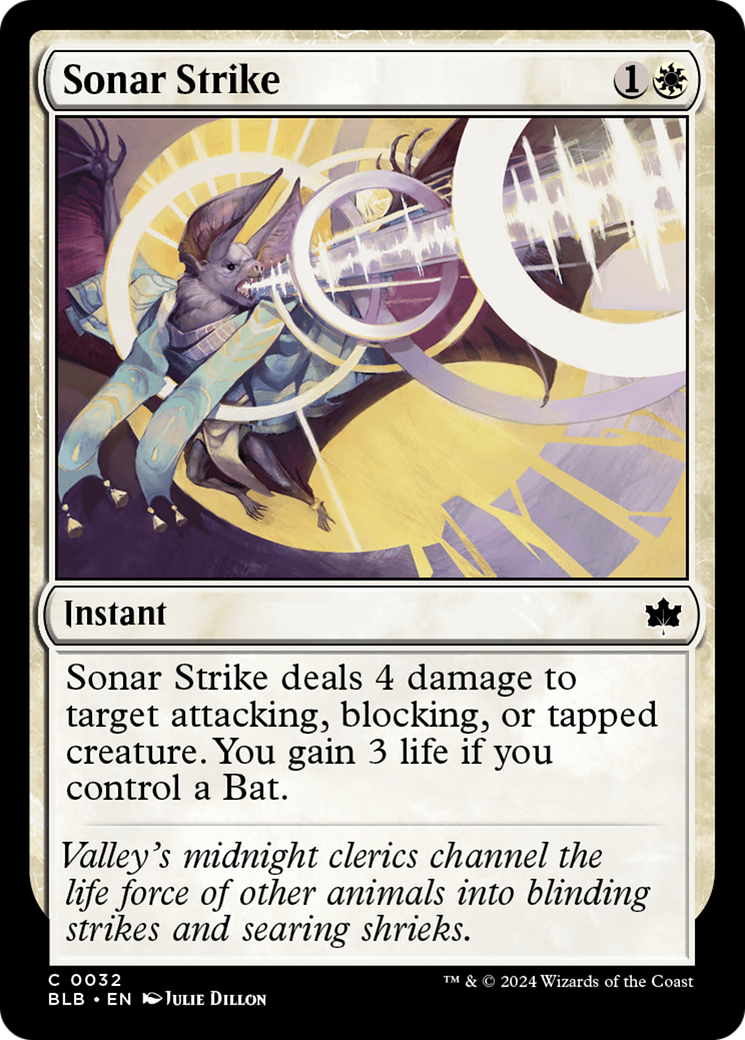 Frappe sonar (BLB-032) - Bloomburrow Foil 