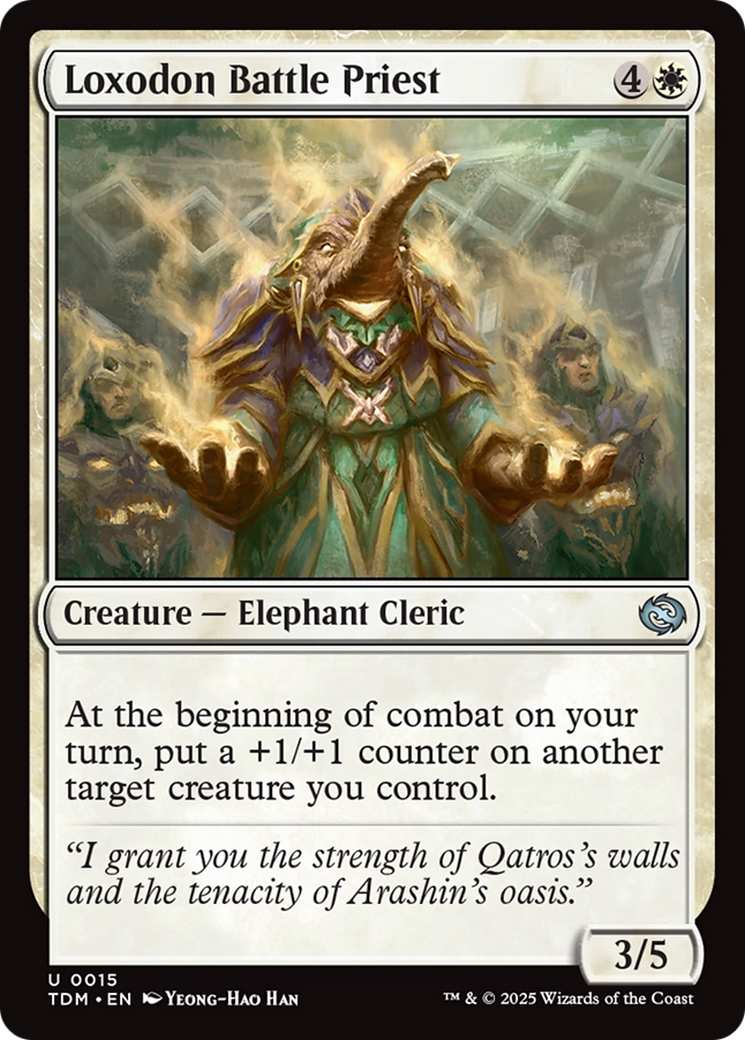 Prêtre de combat Loxodon (TDM-015) - Tarkir : Tempête de dragons 