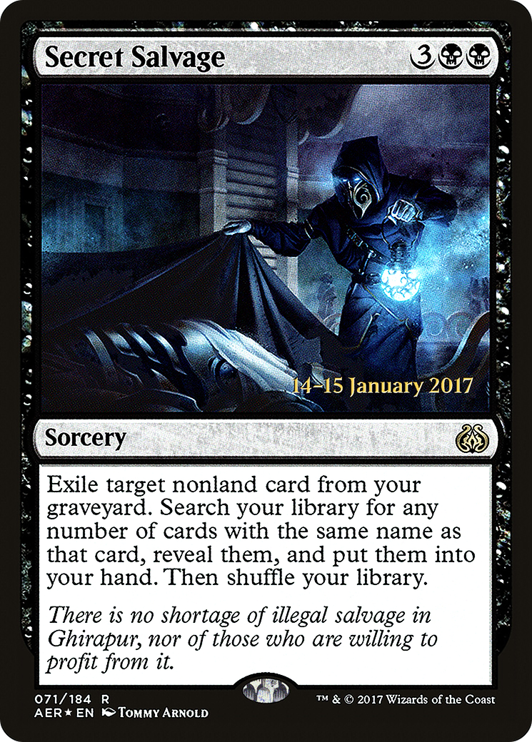 Secret Salvage (PAER-71S) - Promotions Aether Revolt 