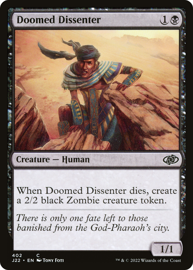 Doomed Dissenter (J22-402) - Jumpstart 2022