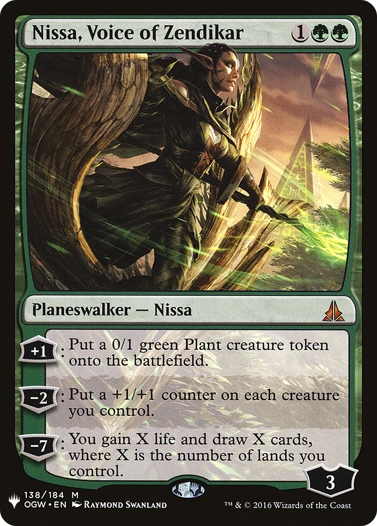 Nissa, Voice of Zendikar (LIST-OGW-138) - The List