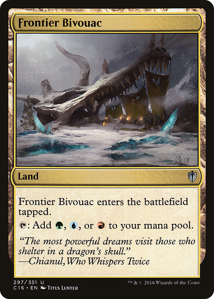 Bivouac Frontier (C16-297) - Commander 2016