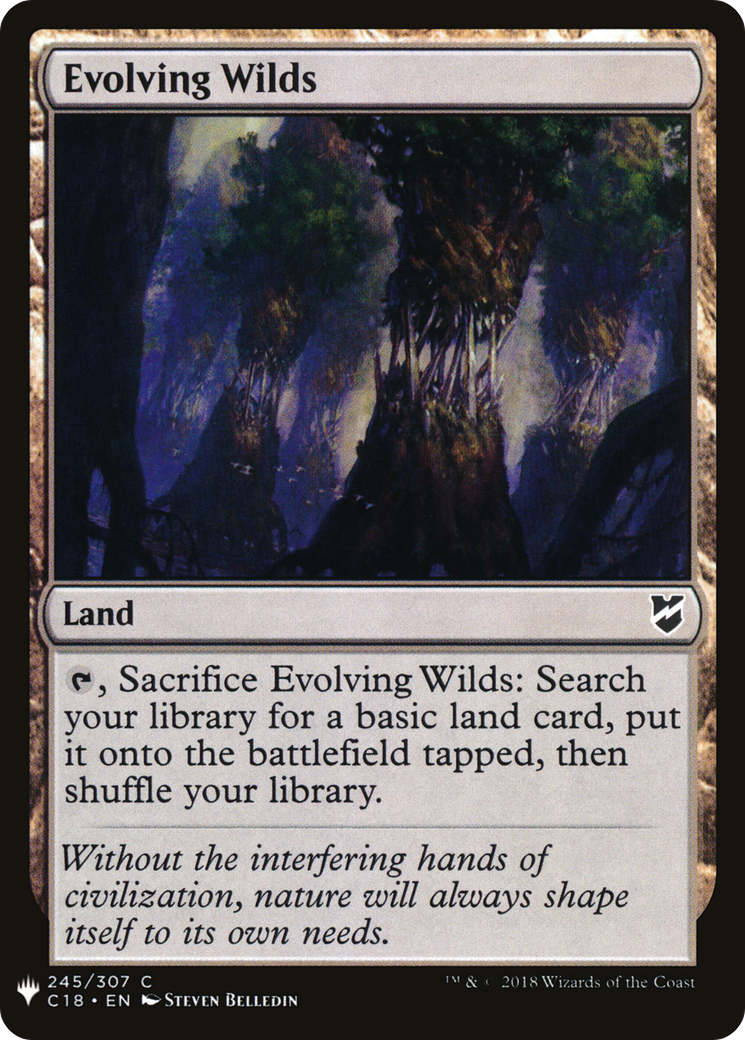 Evolving Wilds (C18) (LIST-245) - The List