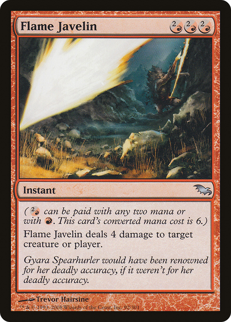 Javelot de Flamme (SHM-092) - Shadowmoor