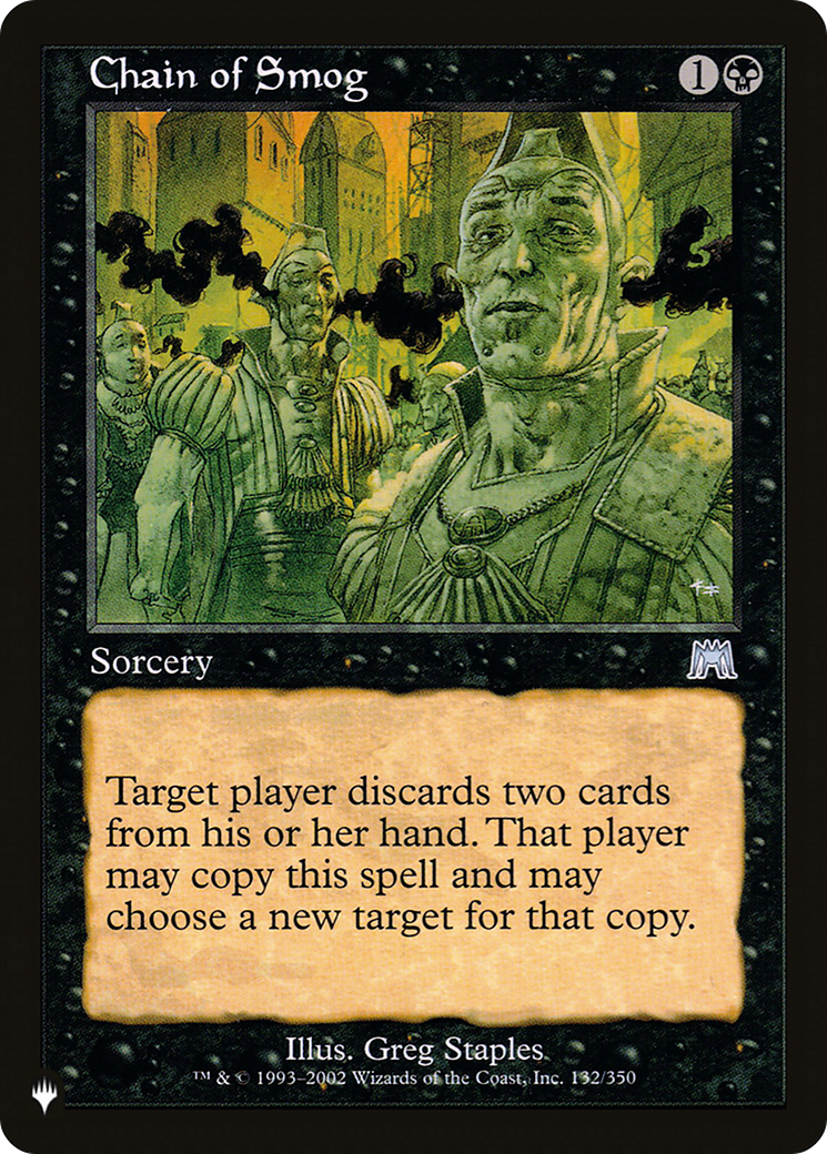 Chaîne de smog (PLST-ONS-132) - La liste 