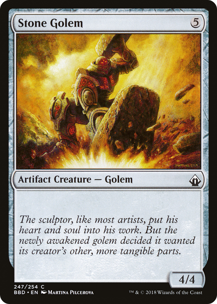 Golem de pierre (BBD-247) - Battlebond Foil