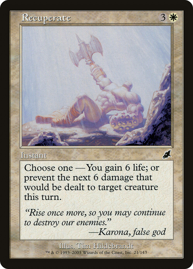 Recuperate (SCG-021) - Scourge