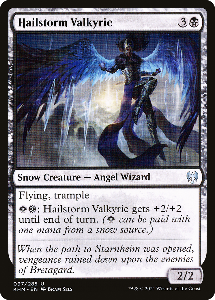 Tempête de grêle Valkyrie (KHM-097) - Kaldheim : (neige) Foil 