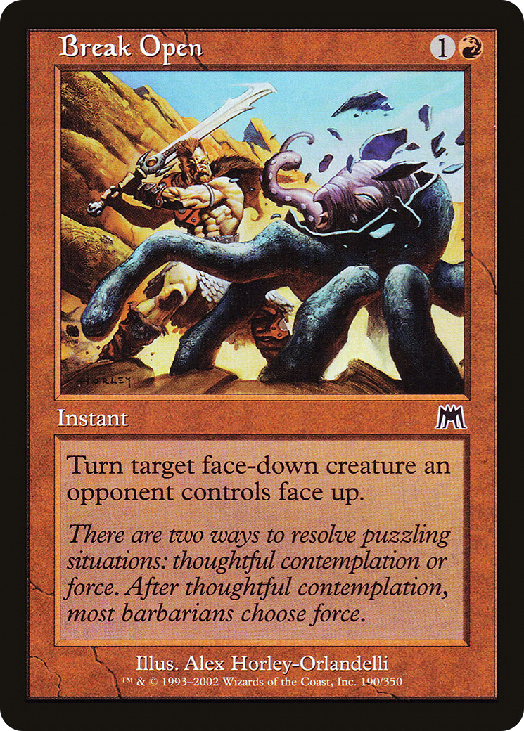 Break Open (ONS-190) - Onslaught Foil 