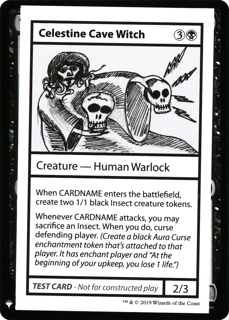 Celestine Cave Witch (CMB1-) - Mystery Booster Playtest Cards 2019