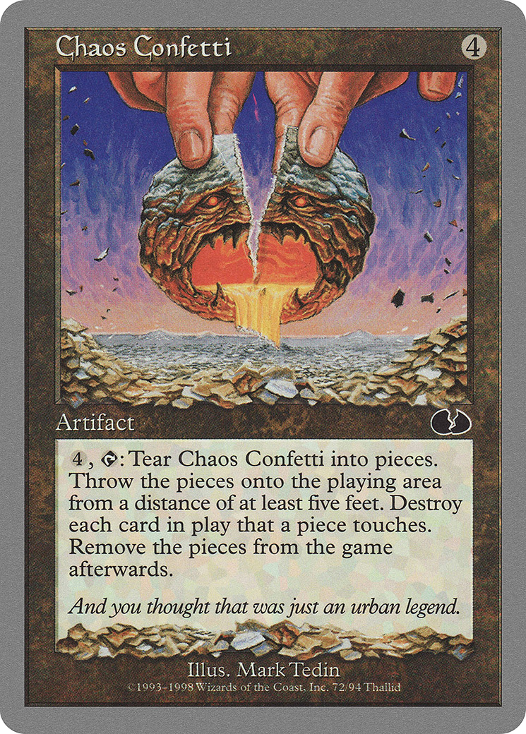 Confettis du chaos (UGL-072) - Décollé 