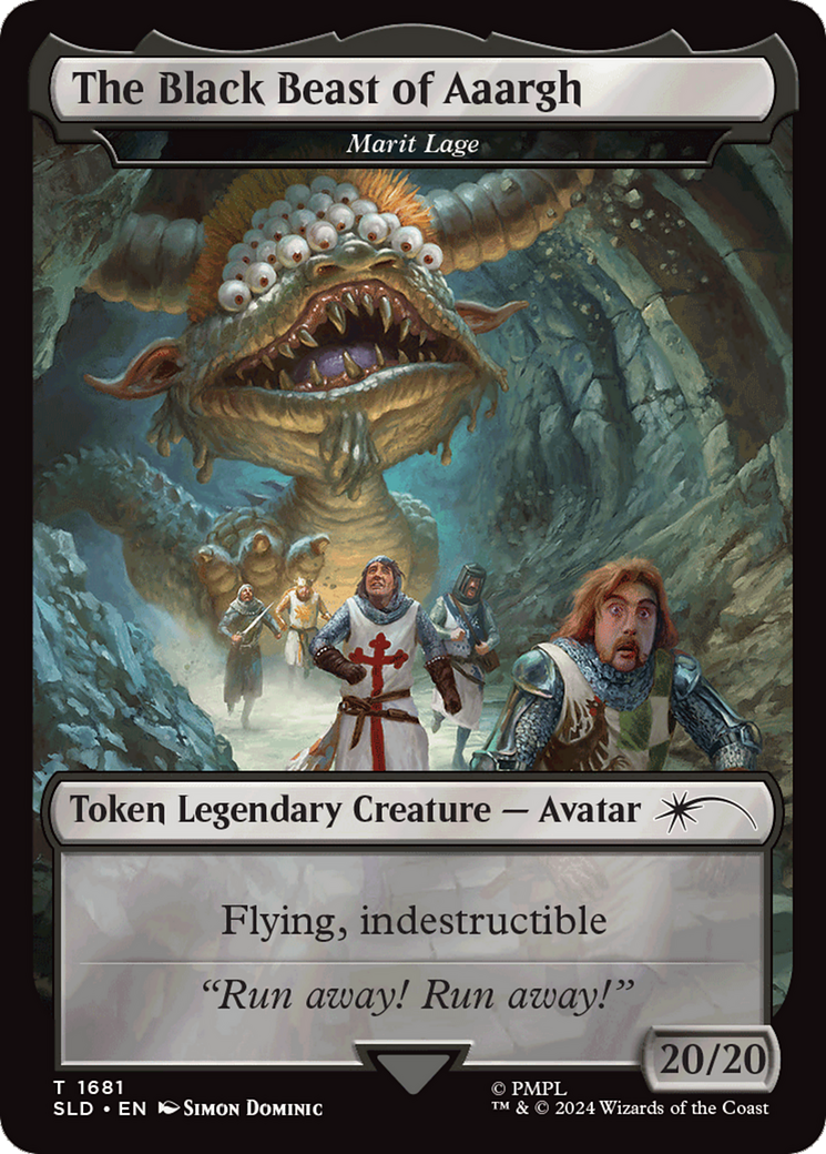 Marit Lage (SLD-1681) - Secret Lair Drop / The Black Beast of Aaargh Foil