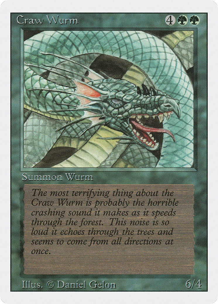 Craw Wurm (3ED-190) - Édition révisée