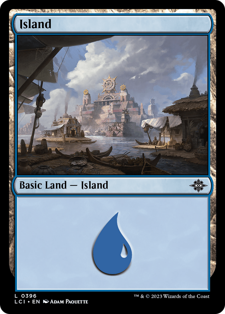 Island (0396) (LCI-396) - The Lost Caverns of Ixalan Foil