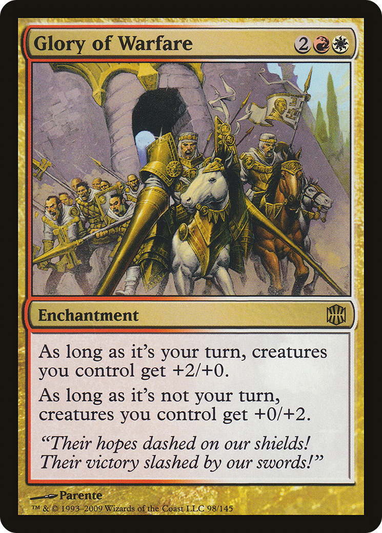 Glory of Warfare (ARB-098) - Alara Reborn Foil