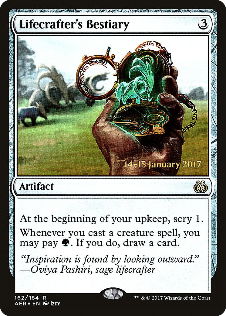 Lifecrafter's Bestiary (PRE-162S) - Aether Revolt Promos Foil