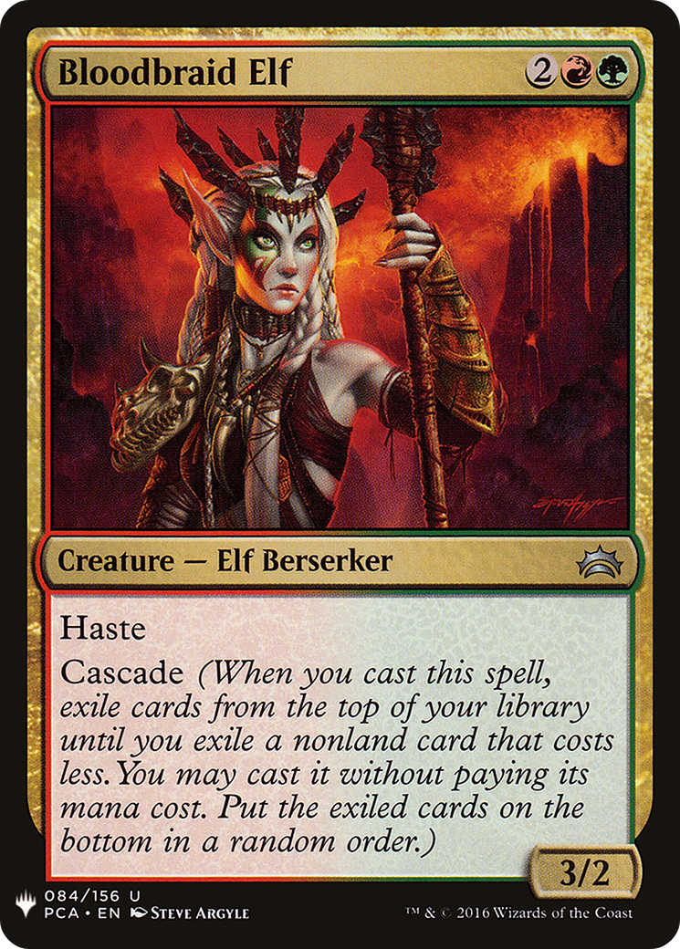 Elfe à la tresse de sang (PLST-PCA-84) - La liste 