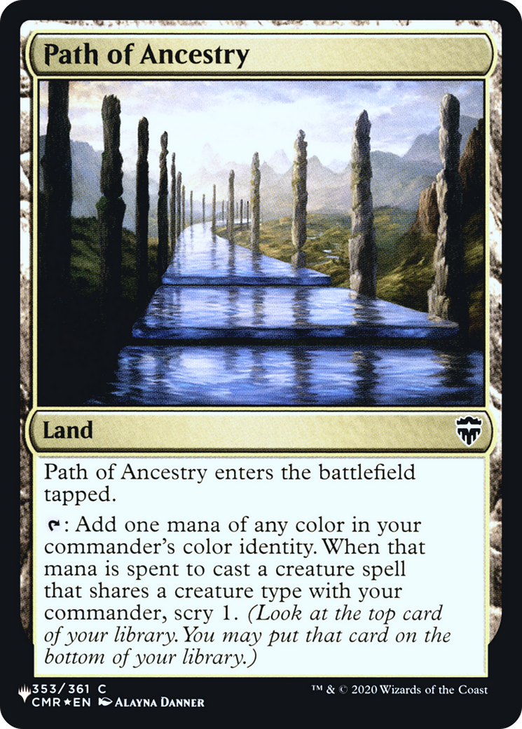 Path of Ancestry (CMR) (LIST-CMR-353) - The List Foil