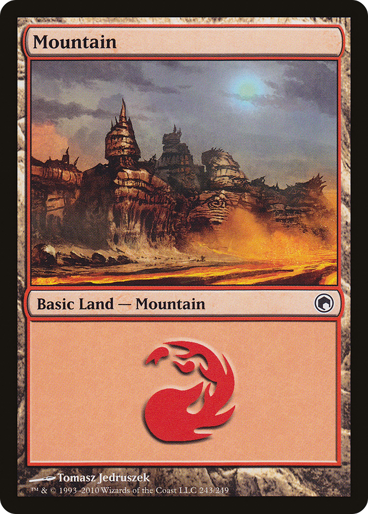 Mountain (SOM-243) - Scars of Mirrodin