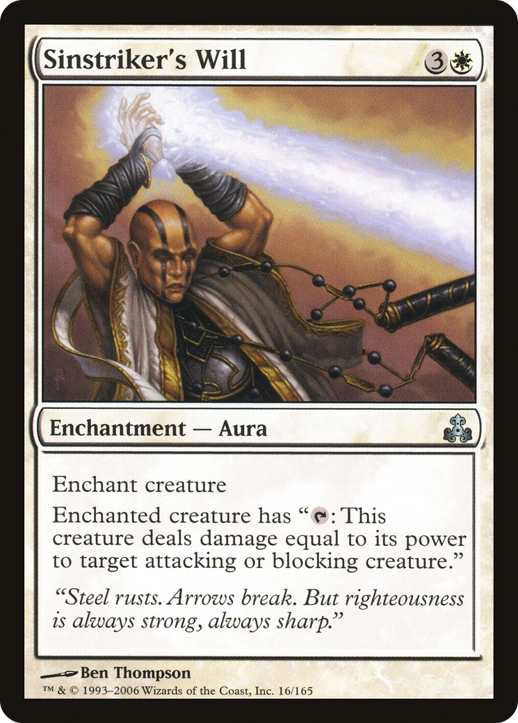 Volonté du Sinstriker (GPT-016) – Pacte des Guildes 