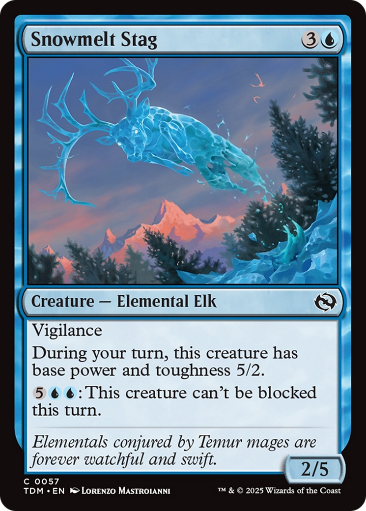 Cerf de la fonte des neiges (TDM-057) - Tarkir : Tempête de dragons 