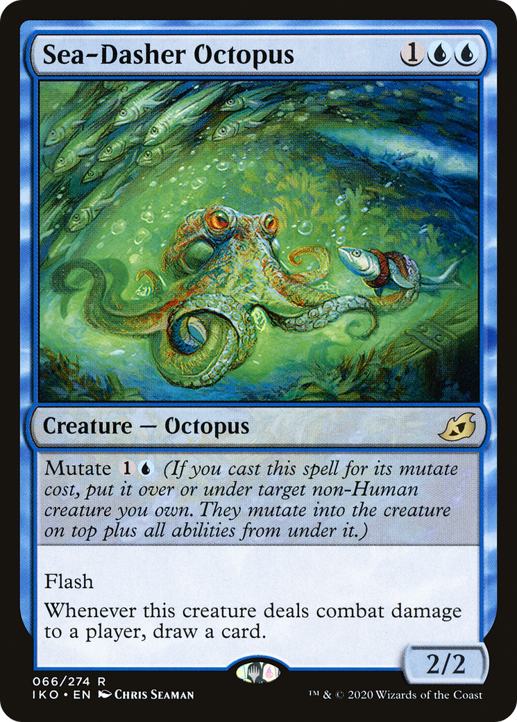 Sea-Dasher Octopus (IKO-066) - Ikoria: Lair of Behemoths