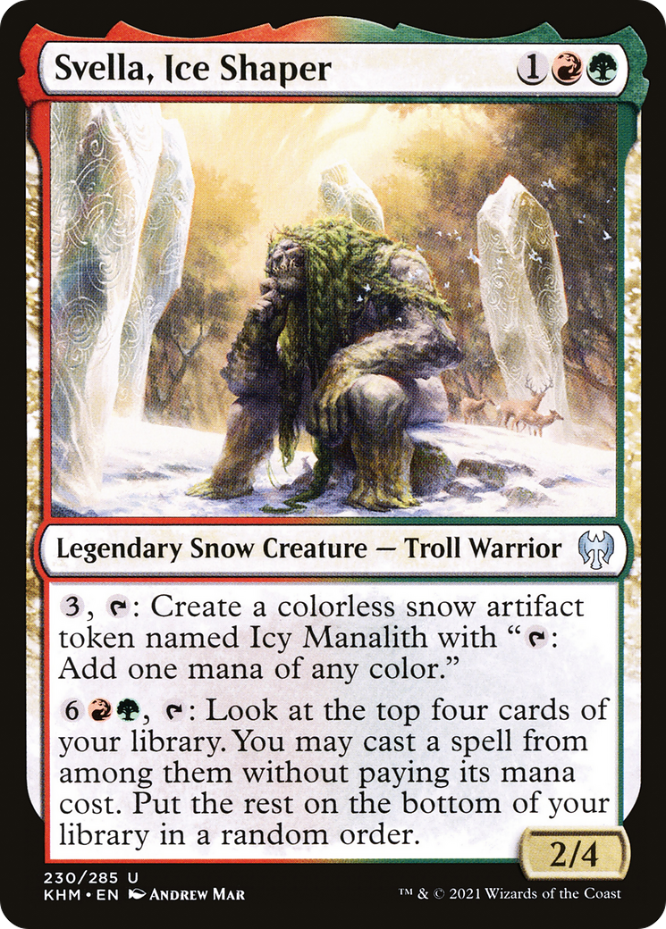 Svella, Ice Shaper (KHM-230) - Kaldheim : (neige) Foil