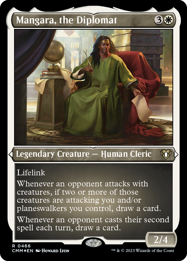 Mangara, le diplomate (CMM-466) - Commander Masters Etched Foil 