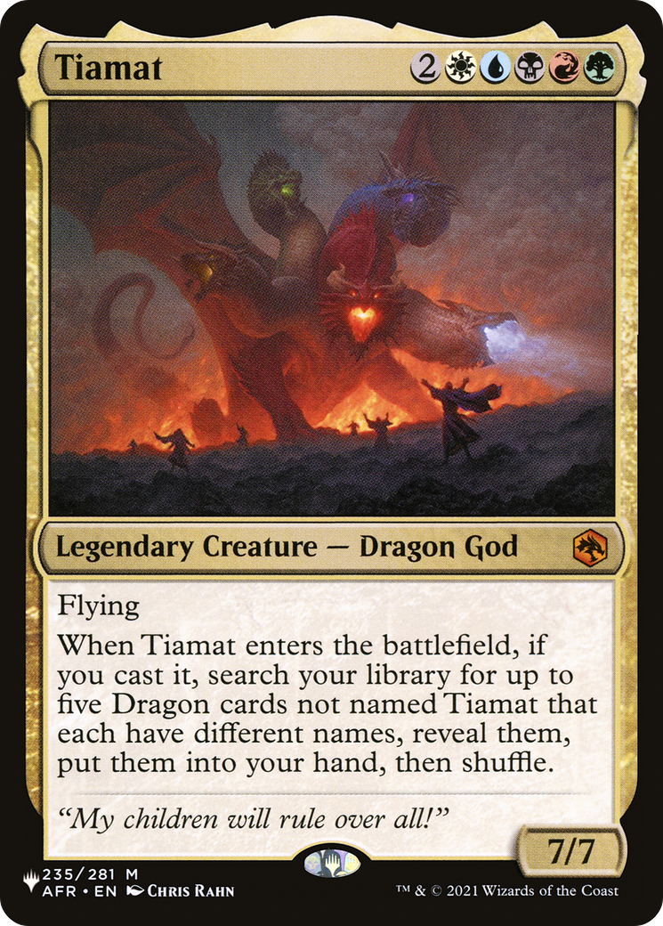 Tiamat (PLST-AFR-235) - La Liste