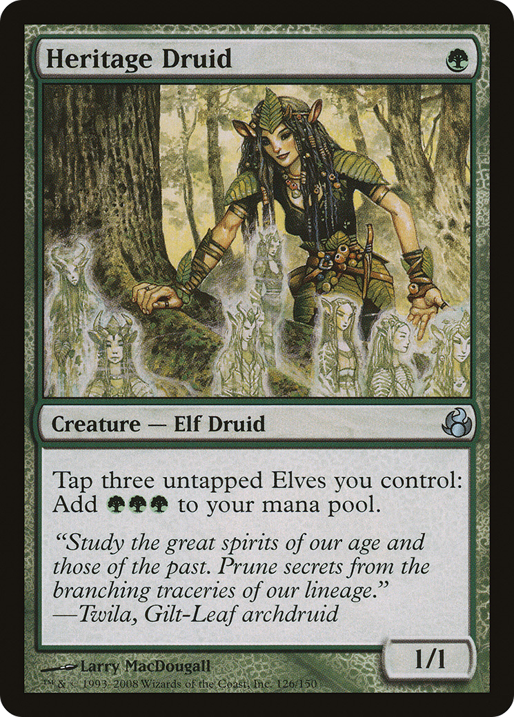 Heritage Druid (MOR-126) - Morningtide Foil