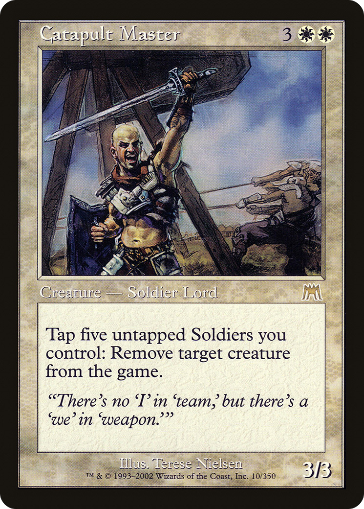 Catapult Master (ONS-010) - Onslaught Foil 