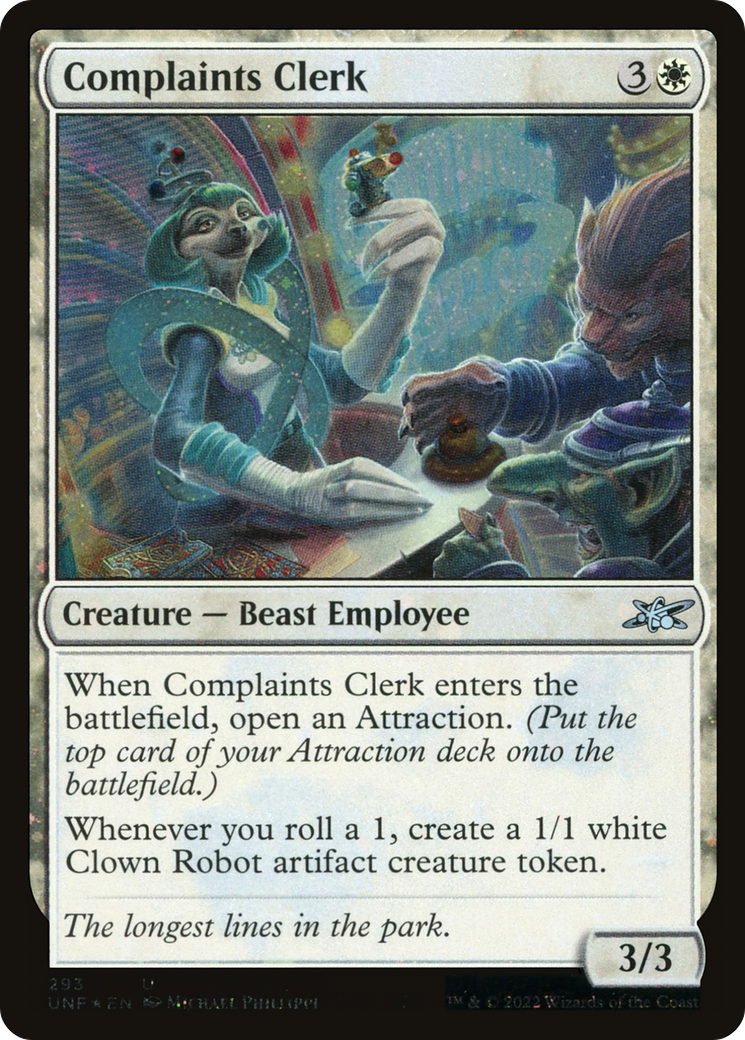 Commis aux réclamations (UNF-293) - Unfinity Foil 