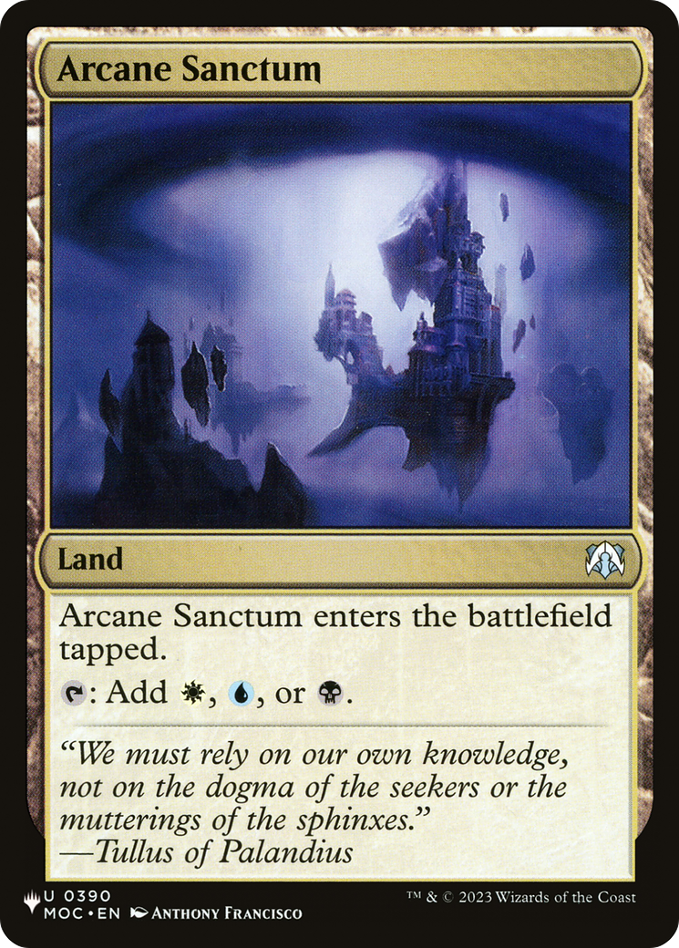 Arcane Sanctum (LIST-390) - The List
