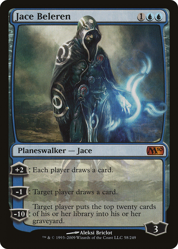 Jace Beleren (M10-058) - Magic 2010 Foil