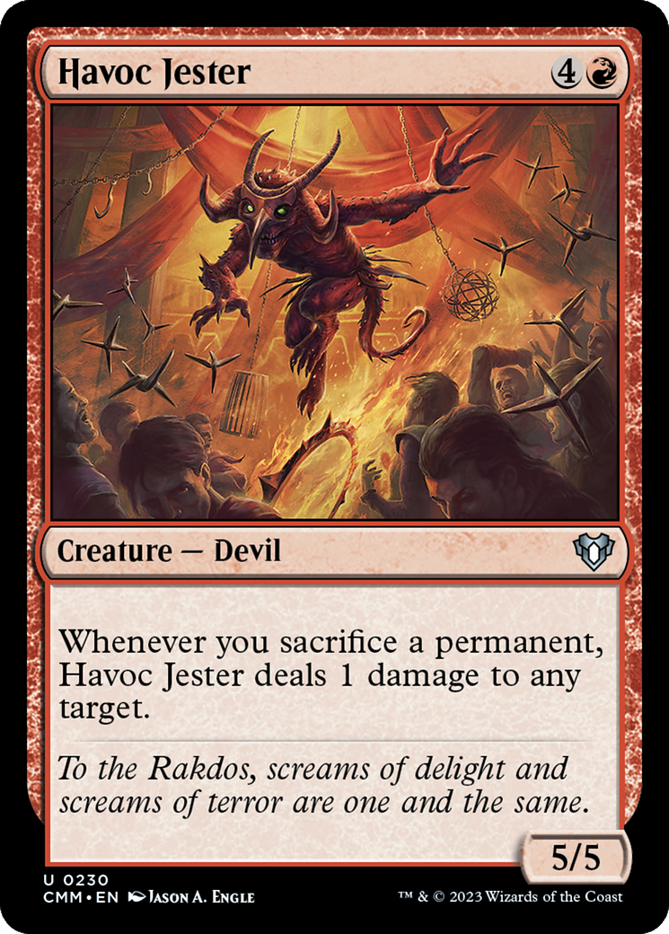 Havoc Jester (CMM-230) - Commander Masters Foil 