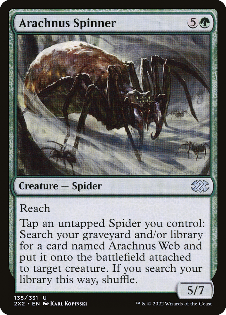 Arachnus Spinner (2X2-135) - Double Masters 2022 