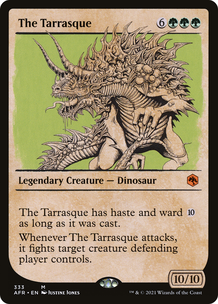 The Tarrasque (Showcase) (AFR-333) - Adventures in the Forgotten Realms: (Showcase) Foil
