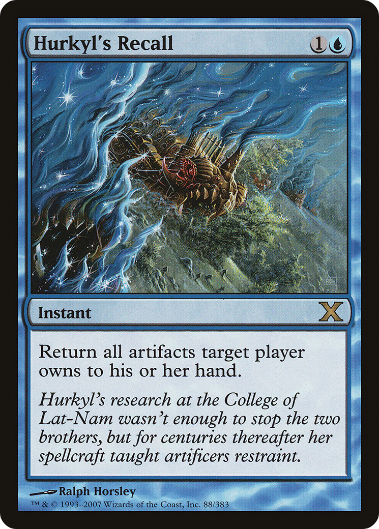 Hurkyl's Recall (10E-088) - Dixième édition