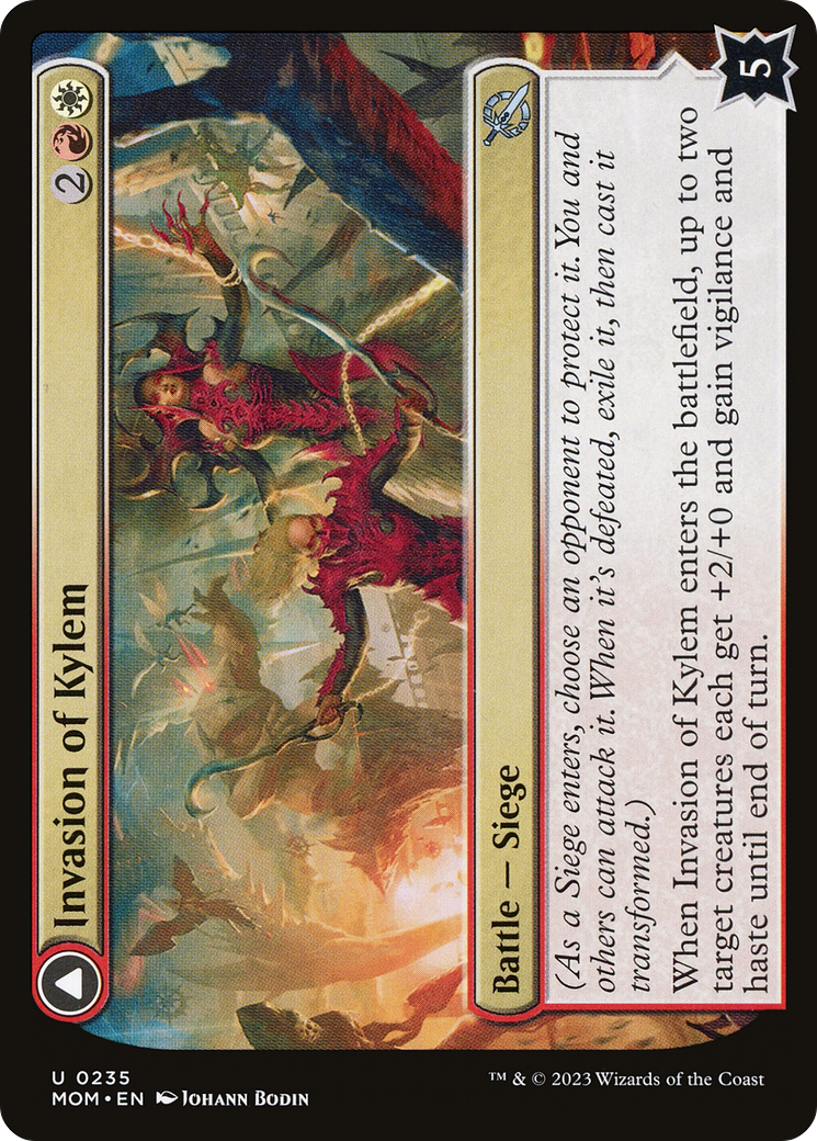 Invasion de Kylem // Valor's Reach Tag Team (MOM-235) - March of the Machine Foil 
