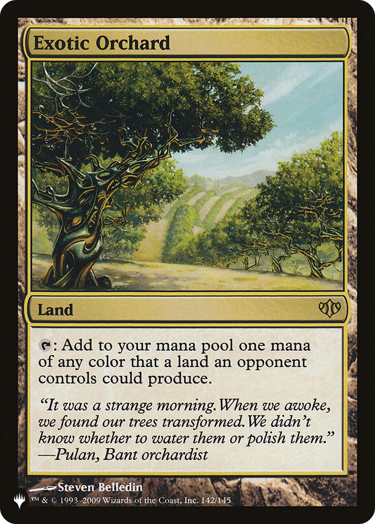 Exotic Orchard (CON) (LIST-142) - The List