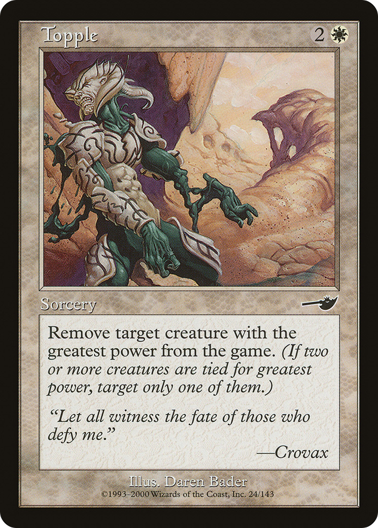 Renverser (NEM-024) - Feuille Nemesis 