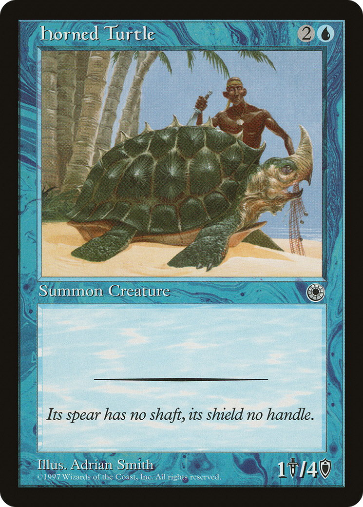 Tortue cornue (POR-057) - Portail 