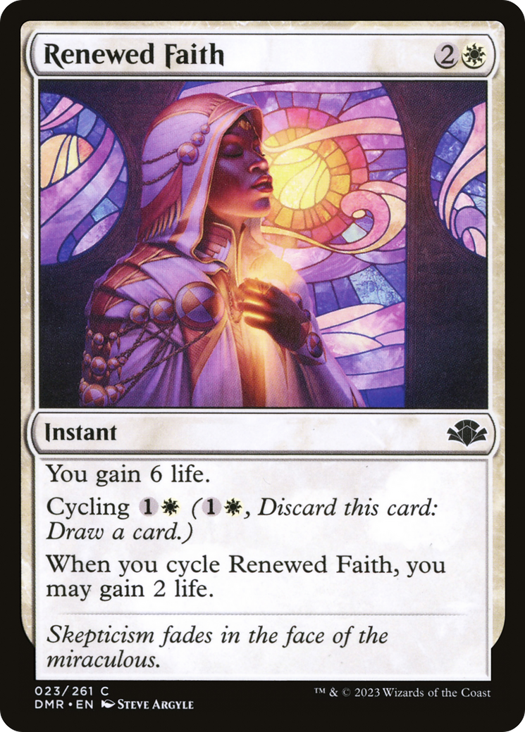 Renewed Faith (DMR-023) - Dominaria Remastered