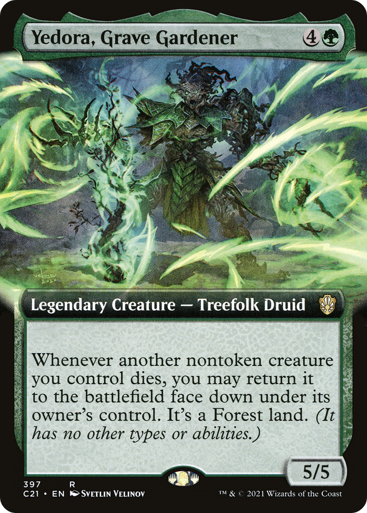 Yedora, Grave Gardener (Extended Art) (C21-397) - Commander 2021: (Extended Art)
